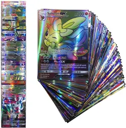 20pcs Pokemon Cards GX VMAX EX Tag Team Trading Battle Game Collection Set - Image 1