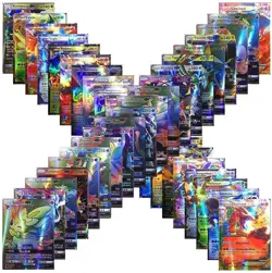 20pcs Pokemon Cards GX VMAX EX Tag Team Trading Battle Game Collection Set - Image 2
