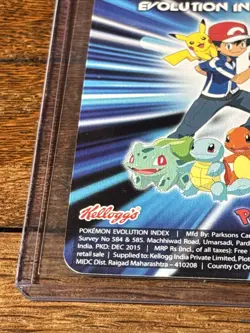 Pokemon Gengar 2015 Kelloggs India Promo Evolution Index Card Foil XY NM - Image 3