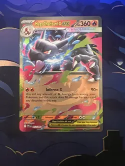 Pokemon Mega Charizard X Ex 013/094 Phantasmal Flames (PFL) Double Rare Card NM - Image 1