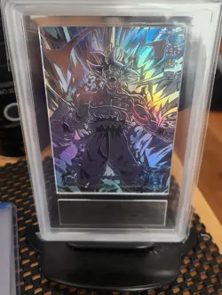 ARS AU Super Dragon Ball Heroes MM5-SEC P Parallel Son Goku Card Bandai Japanese - Image 1