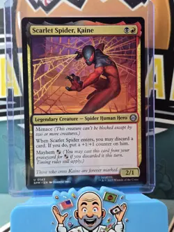 Scarlet Spider Kaine Mtg Marvel’s Spider-Man Magic The Gathering Card - Image 1