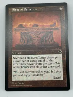 Altar of Dementia - Tempest - NM - MTG Magic The Gathering - Image 1