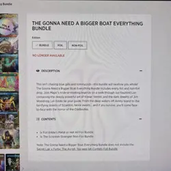 MTG Secret Lair The Gonna Need A Bigger Boat Everything Bundle - Image 2