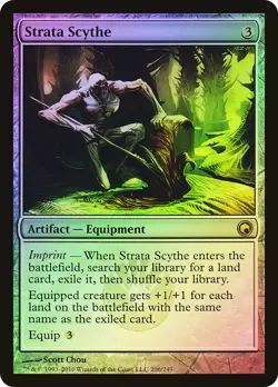MTG FOIL Strata Scythe - Scars of Mirrodin #206 - Image 1