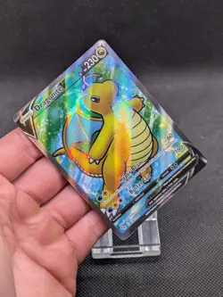 Dragonite V 076/078 Pokemon GO Full Art Ultra Rare Pokemon Card NM/M - Image 2