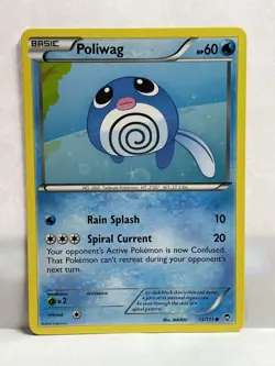 Poliwag 15/111 - Furious Fists - Regular Common - 2014 Pokemon TCG NM - Image 1