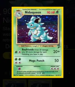Pokemon TCG Nidoqueen Jungle 7/64 Holo Unlimited Holo Rare Mint/NM - Image 1