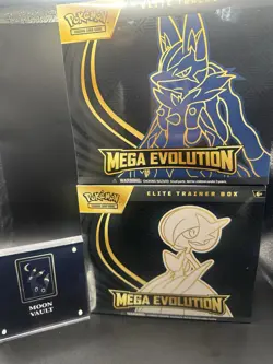 Pokemon TCG Mega Evolutions Lucario & Gardevoir ETB SET - New & Sealed - Mint - Image 1