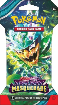Pokemon Scarlet & Violet Twilight Masquerade Sleeved Booster Pack. - Image 1