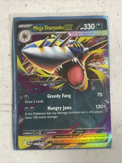Pokemon TCG - Mega Sharpedo Ex 061/094 Phantasmal Flames - Image 1
