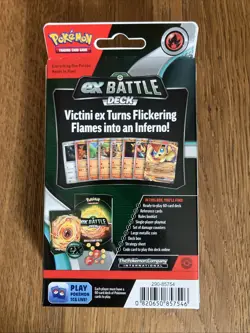 Pokemon Set of 4 ex Battle Deck SEALED! Houndoom Melmetal Victini Miraidon Sets! - Image 5