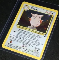 Pokemon TCG Clefable 005/130 Base Set2 Holo Rare "1999-2000 Wizards" WOTC +bonus - Image 3