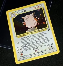 Pokemon TCG Clefable 005/130 Base Set2 Holo Rare "1999-2000 Wizards" WOTC +bonus - Image 4