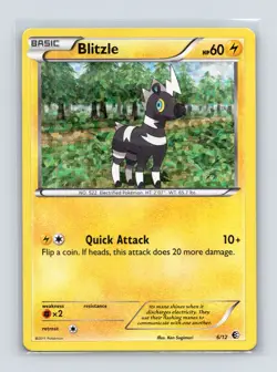 Pokemon TCG Blitzle - 6/12 006/012 McDonald's Promos 2011 Holo HP - Image 1