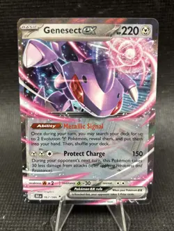 Genesect ex 067/086 - Double Rare Holo SV: Black Bolt - Pokemon TCG - Image 1