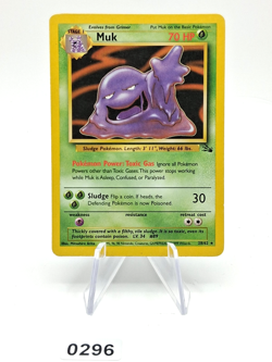 1999 WOTC Pokemon Fossil 28/62 Stage 1 Muk - Image 1
