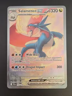 Pokemon TCG - Salamence ex 187/159 Sv09: Journey Together Holo - Image 1