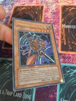 Yugioh Amazoness Chain Master SP1-EN002 Ultra Rare Limited Near Mint - Image 2