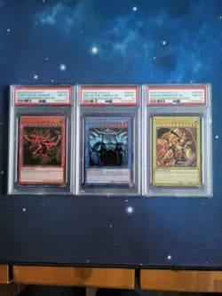 YU-GI-OH! 25th anniversary edition GODS psa 8 - Image 1