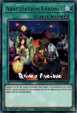 Yu-Gi-Oh ! Arrestation Erronnee MAGO-FR080 VF/RARE - Image 1