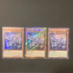 Yugioh Blue-Eyes Jet Dragon BACH-EN004 Secret Rare 1st Ed + RA02 Super & PSR - Image 1