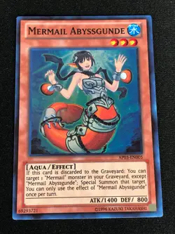 YUGIOH MERMAIL ABYSSGUNDE AP03-EN005 SUPER - Image 1