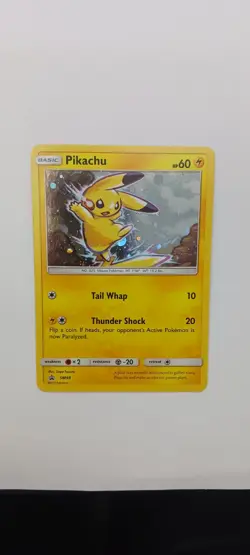 Pikachu SM98 Black Star Holo Promo Card Sun and Moon NM - Image 1