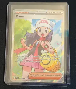 Dawn 118/094 Ultra Rare Full Art NM Pokemon Card PFL Phantasmal Flames - Image 1