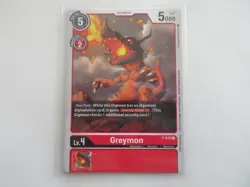 Greymon Promo P-010 Digimon Card Game LP - Image 1