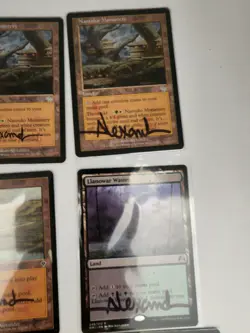 MTG Cards Signed by Rob Alexander, Mark Poole, Terese Nielsen, and Jesper Ejsing - Image 1