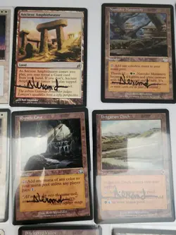 MTG Cards Signed by Rob Alexander, Mark Poole, Terese Nielsen, and Jesper Ejsing - Image 2