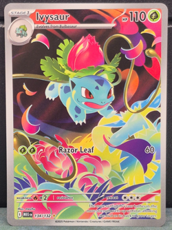 Ivysaur Illustration Rare 134/132 Mega Evolution Pokemon TCG Near Mint Card Game - Image 1