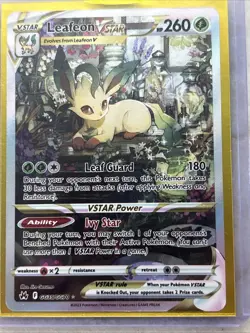 2022 Pokemon Card Leafeon VSTAR SAR S12a 210/172 Japanese - Image 1