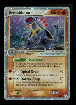 Armaldo ex 84/92 EX Legend Maker 2006 Holo Rare SWIRL Pokemon Card TCG - Image 1