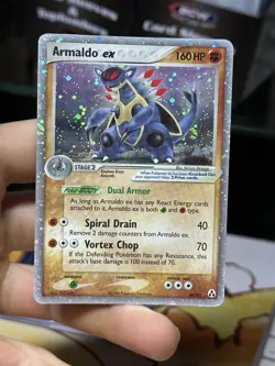 Armaldo ex 84/92 EX Legend Maker 2006 Holo Rare SWIRL Pokemon Card TCG - Image 3