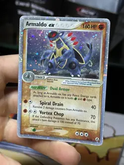 Armaldo ex 84/92 EX Legend Maker 2006 Holo Rare SWIRL Pokemon Card TCG - Image 4
