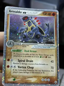 Armaldo ex 84/92 EX Legend Maker 2006 Holo Rare SWIRL Pokemon Card TCG - Image 5