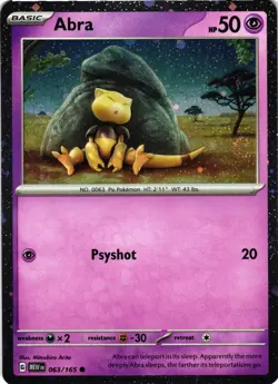 Abra - (Cosmos Holo) Promo Miscellaneous Cards & Products 063/165 NM - Image 1