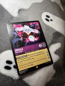 Disney Lorcana TCG the First Chapter Ursula Power Hungry Card 59/204 Non-Foil - Image 1