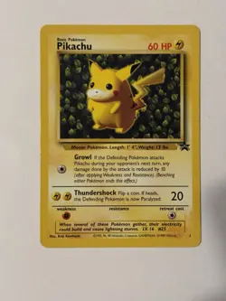 Pokemon TCG Ivy Pikachu Black Star Promo #1 Card - Near Mint Condition! - Image 2