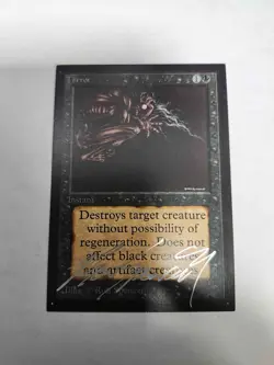 Silver Signed Terror Mtg Collectors' Edition card Ron Spencer. - Image 1