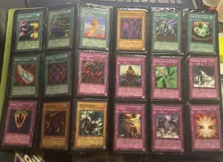 Yugioh 360-Card Monster Binder Collection Yellow Vintage Commons & Rares LOB-AST - Image 4