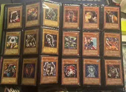Yugioh 360-Card Monster Binder Collection Yellow Vintage Commons & Rares LOB-AST - Image 5
