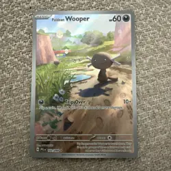 Paldean Wooper 102/094 Phantasmal Flames Illustration Rare Full Art Pokemon Card - Image 1