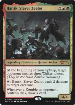 Hansk, Slayer Zealot M SLX Cards 22 NM - Image 1