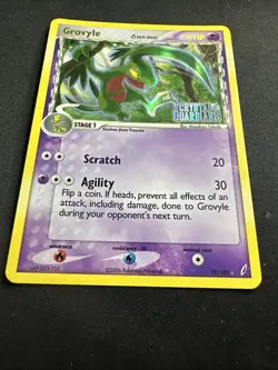 Grovyle (Delta Species) 19/100 Crystal Guardians Reverse Holo Pokemon Card LP/NM - Image 3