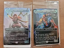 Magic The Gathering Marvel Spider-Man and Iron Spider Stark Upgrade NEW Sealed - Image 1