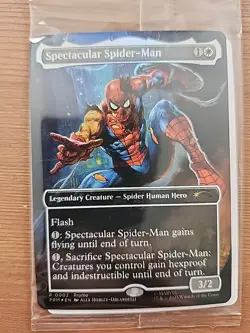 Magic The Gathering Marvel Spider-Man and Iron Spider Stark Upgrade NEW Sealed - Image 4
