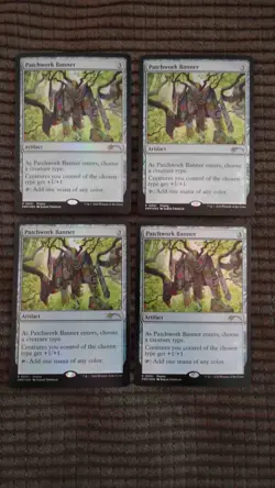 Magic: the Gathering / MtG Foil Patchwork Banner x4 Promo - Image 1